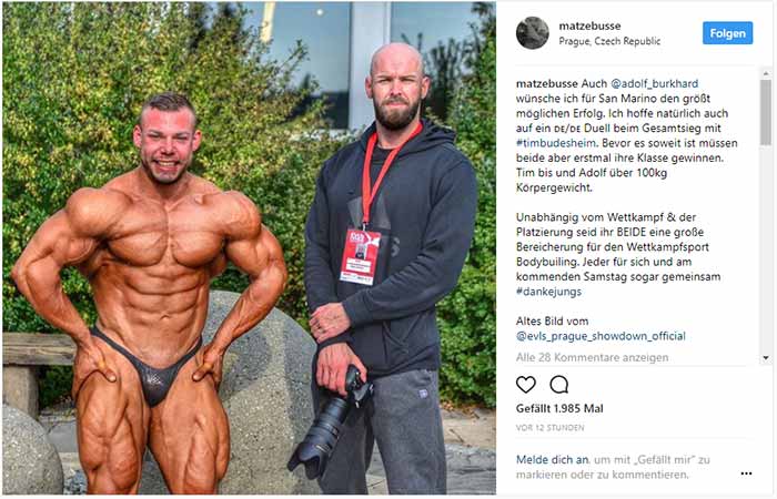 Tim Budesheim VS Adolf Burkhard