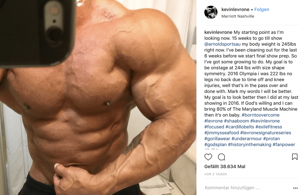 Kevin Levrone aktuelle Form Arnold Classics 2018