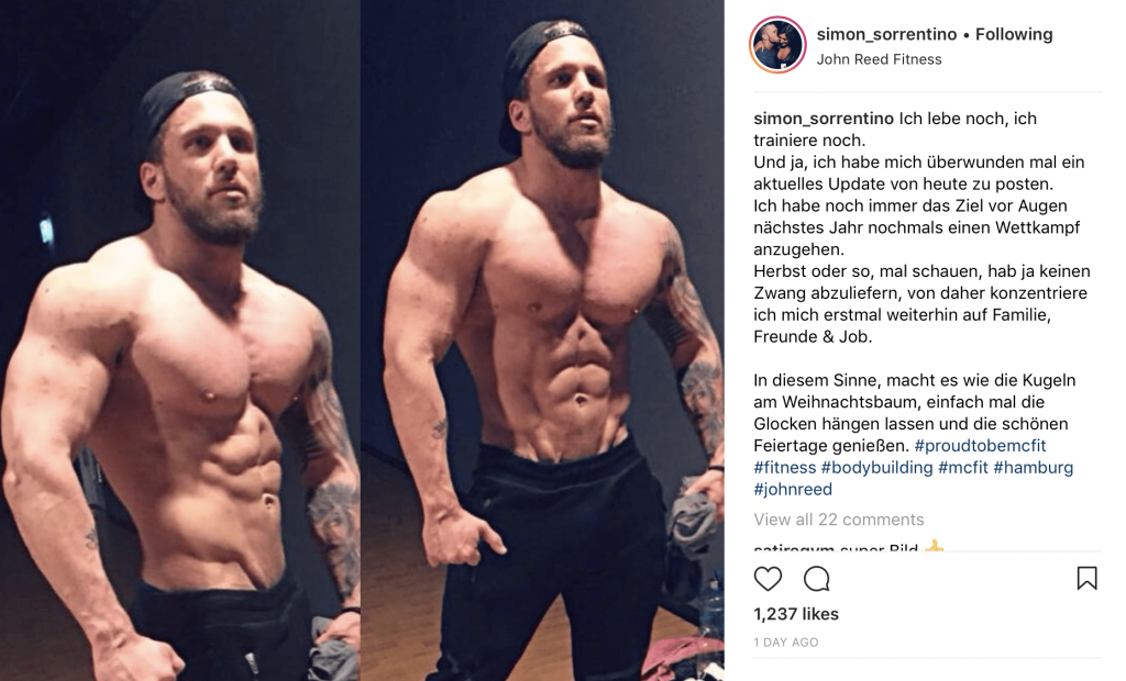 Simon "Sai" Sorrention Bodybuilding Wettkampf