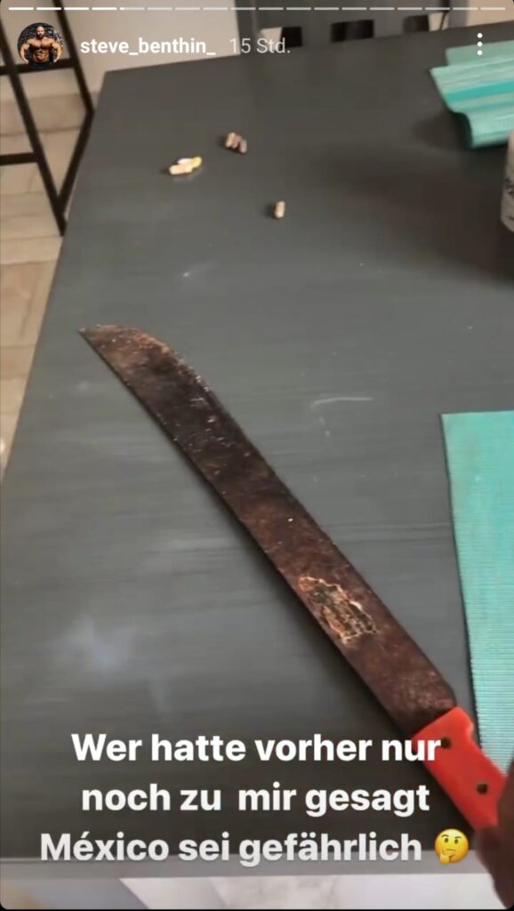 Überfall auf Steve Benthin!